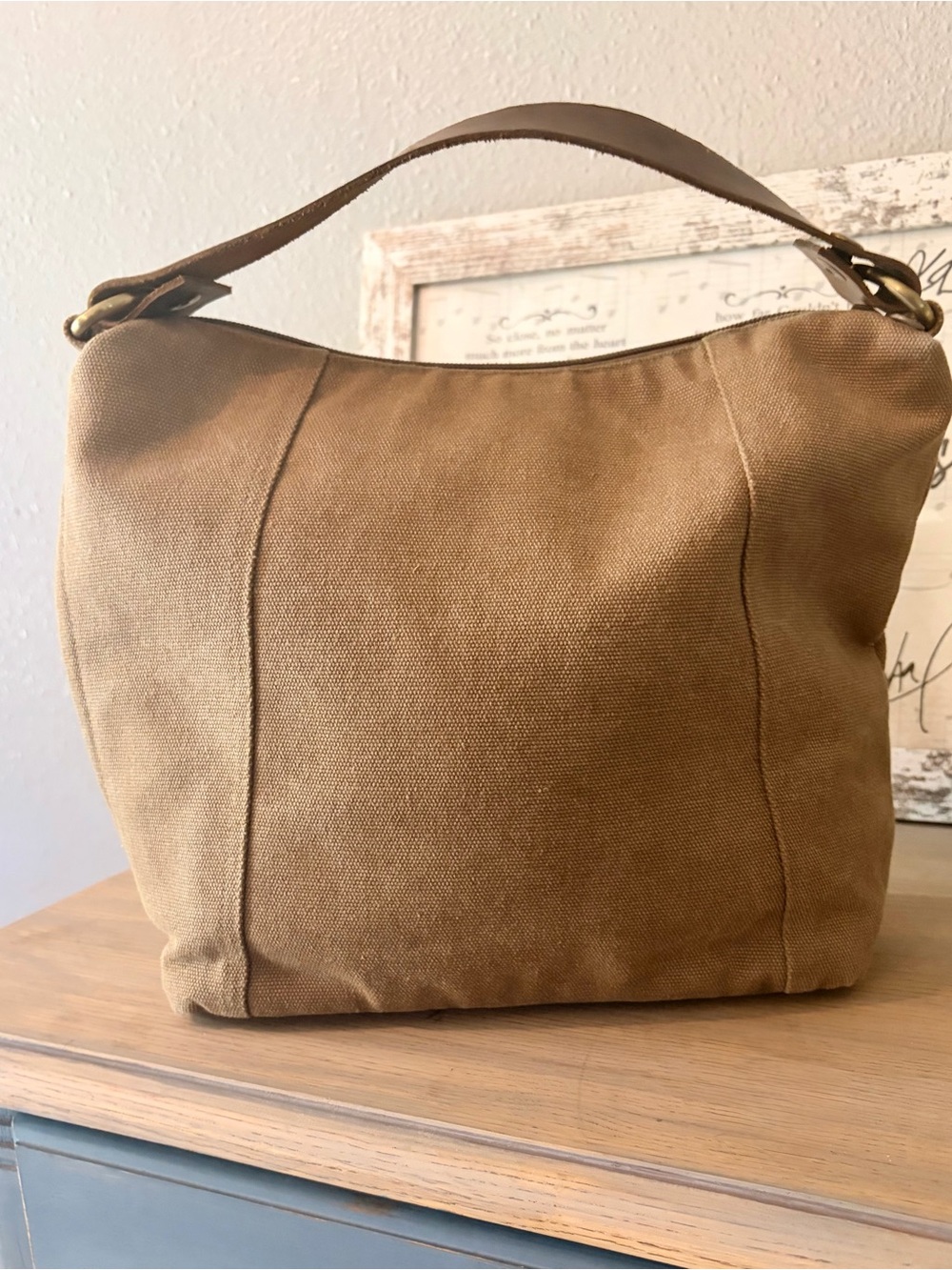 Meridian Lee Artisan Canvas Hobo Bag - Picture 10 of 16